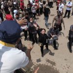 Puan saat mengunjungi industri nanas olahan PT Great Giant Pineaple Co (GGPC) di Kabupaten Lampung Tengah (24/08/22)