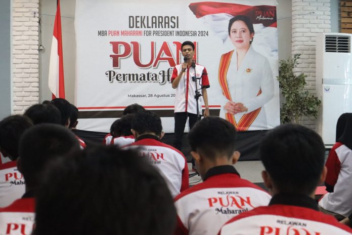 Pilpres 2024, Relawan Puan Permataku Gelar Deklarasi di Makassar