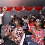 Presiden Jokowi perdana salurkan BLT BBM di Kantor Pos Cabang Sentani, Kabupaten Jayapura (31/08/22)