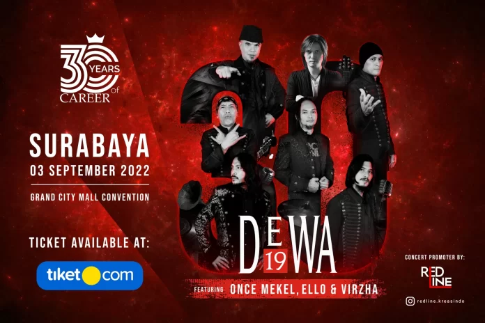 Konser Dewa 19 di Surabaya akan Hadirkan Empat Vokalisnya dalam Satu Panggung