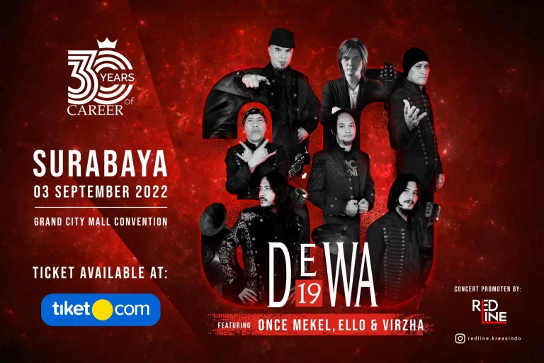 Konser Dewa 19 di Surabaya akan Hadirkan Empat Vokalisnya dalam Satu Panggung