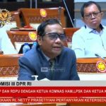 Mahfud MD Tolak Jawab Pertanyaan DPR Terkait Sosok Jenderal Bintang Tiga Di Kasus Ferdy Sambo
