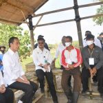 Presiden Jokowi Ingatkan Petani di Desa Giriroto, Kabupaten Boyolali.