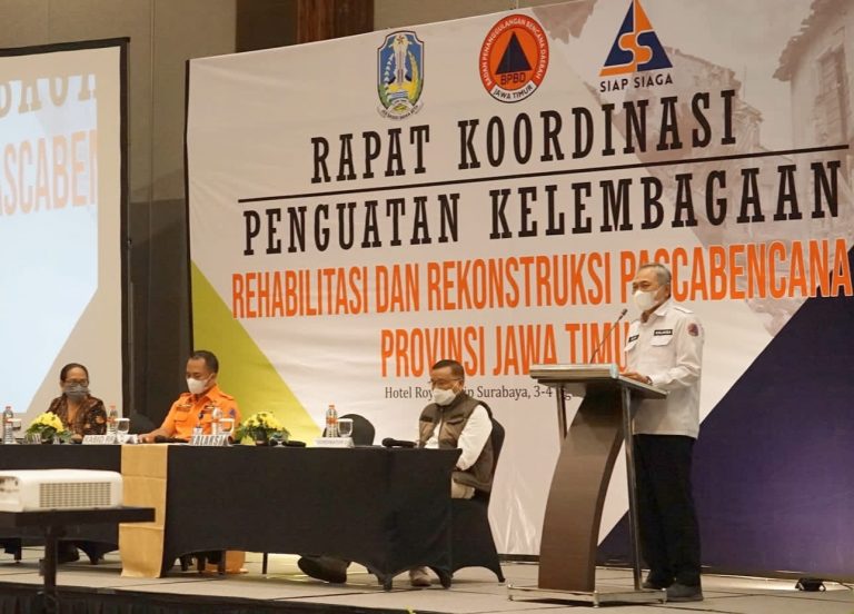 BPBD Jatim Petakan Wilayah Rehabilitasi dan Rekonstruksi Pasca Bencana