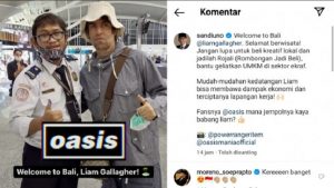 Liam Gallagher Liburan ke Bali