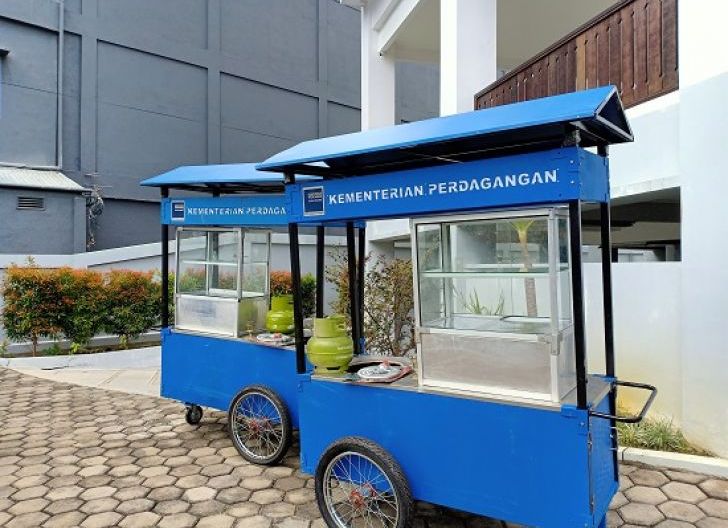 ilustrasi gerobak UMKM Kemendag