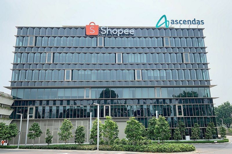 Gedung Shopee di Singapura
