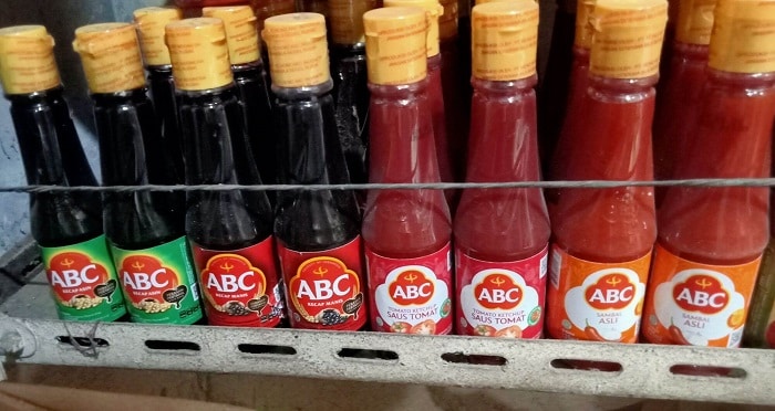 ilustrasi kecap dan saus ABC