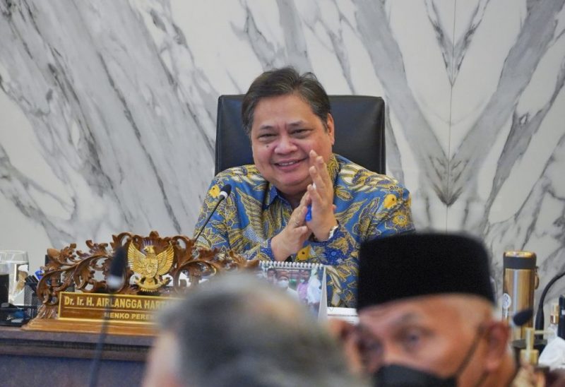 Menko Bidang Perekonomian Airlangga Hartarto
