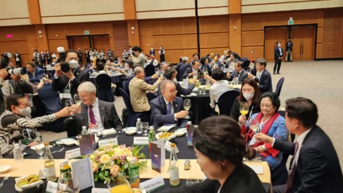 Megawati dan Ban Ki Moon Hadiri Welcoming Dinner Jeju Peace Forum 2022
