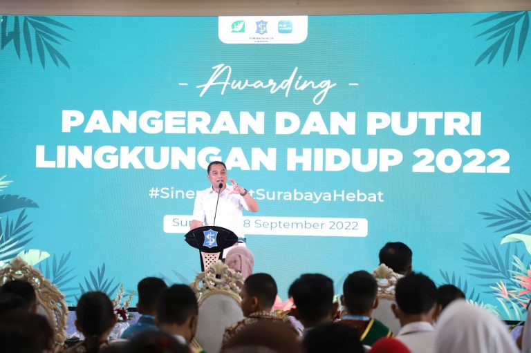 Pelajar Surabaya Mencintai Lingkungan Sejak Dini, Wali Kota Eri Cahyadi: Pangeran dan Putri Lingkungan Hidup Patut DiTiru!