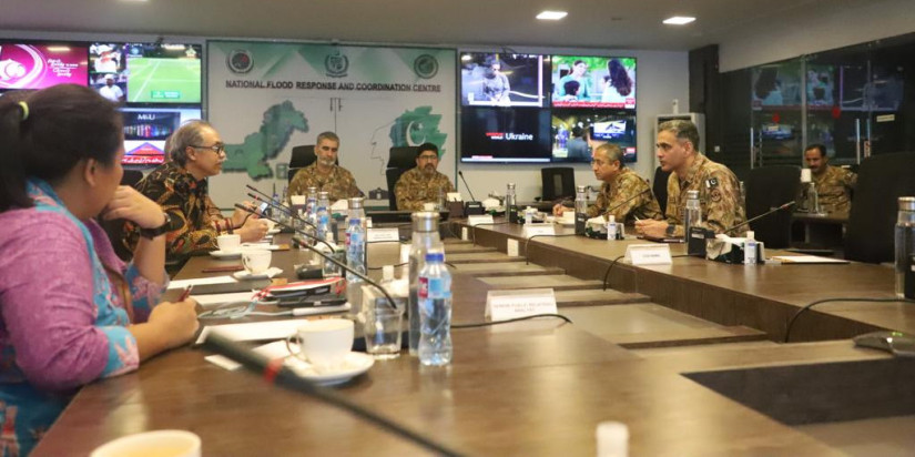 BNPB bertemu dengan Badan Penanggulangan Bencana Pakistan (NDMA) di Islamabad, Pakistan, pada Sabtu (24/9).