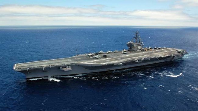 Kapal Induk AS Tiba di Korsel