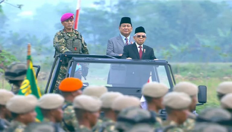 Wapres dan Menhan Tetapkan 2.974 Personel Komponen Cadangan TNI 2022