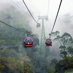 ilustrasi kereta gantung