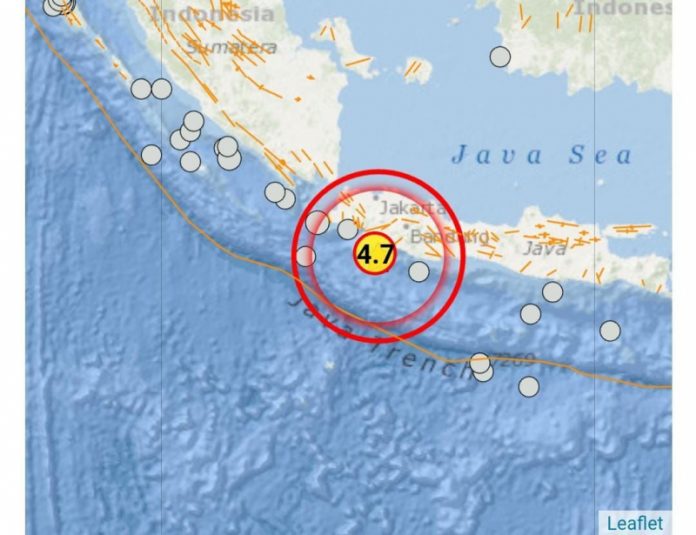 titik gempa Sukabumi (31/10/22)