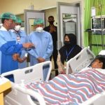 Presiden Jokowi Kunjungi Korban Tragedi Kanjuruhan di Malang.