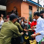 Rasa Senang Para Pedagang atas Kunjungan Presiden ke Pasar Klandasan