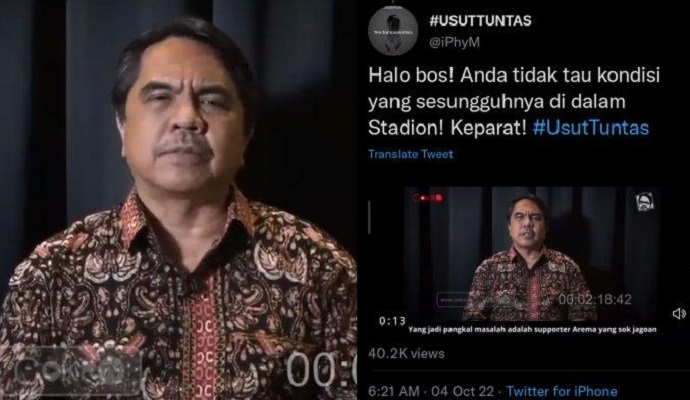 Ade Armando Sebut Suporter Arema Sok Jagoan