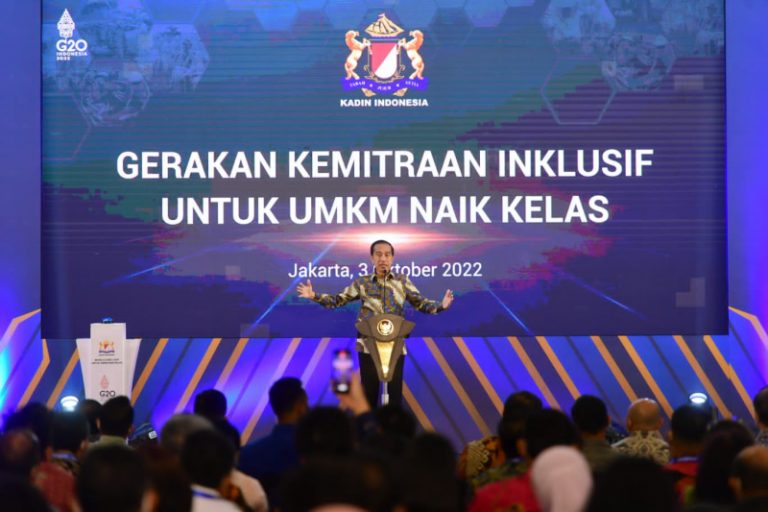 Presiden Jokowi Luncurkan Gerakan Kemitraan Inklusif untuk UMKM Naik Kelas