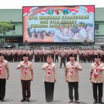 Apel Wawasan Kebangsaan dan Bela Negara, Gubernur Khofifah: Pramuka Adalah Manusia Pancasila yang Siap Menjaga NKRI