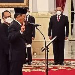 Presiden Jokowi Saksikan Pengucapan Janji Johanis Tanak sebagai Wakil Ketua KPK.