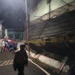 tembok sekolah MTsN 19 Pondok Labu roboh