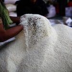 ilustrasi pedagang beras