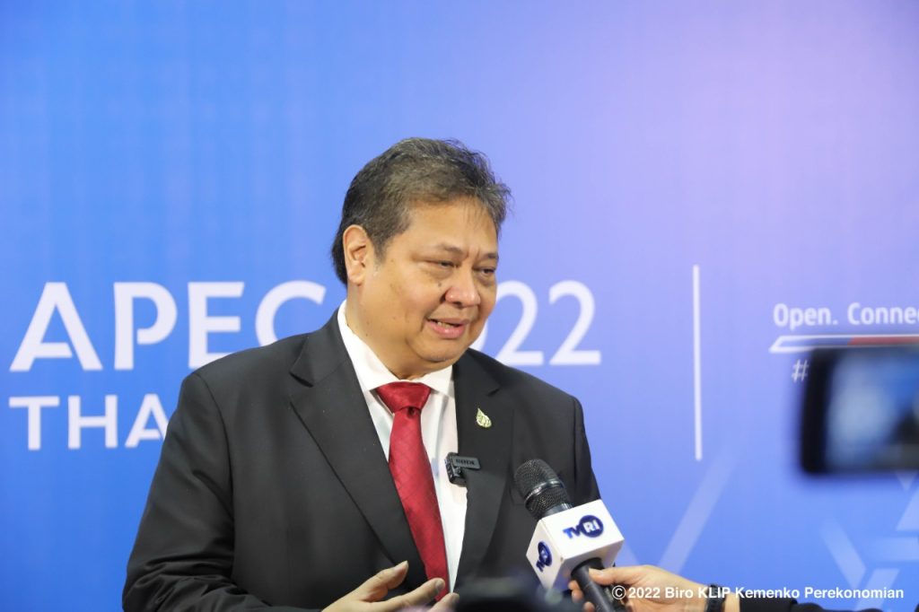 Menteri Koordinator Bidang Perekonomian Airlangga Hartarto