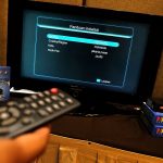 ilustrasi menggunakan set top box