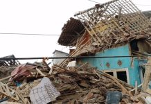 rumah rusak akibat gempa Cianjur