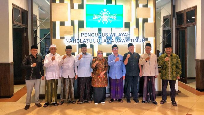 Jajaran Pimpinan DPRD Jatim Sowan ke PWNU, Ini Pokok Persoalannya