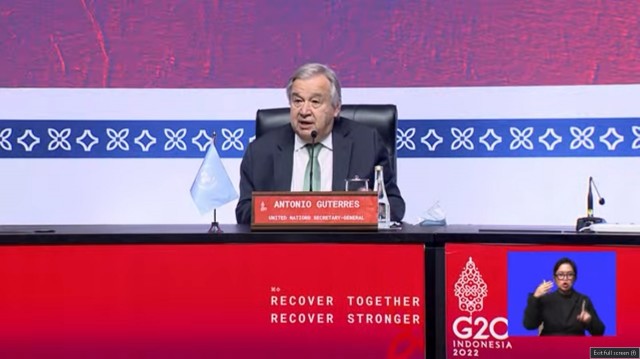 Sekretaris Jenderal PBB, Antonio Guterres