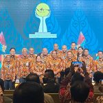 Presiden Joko Widodo resmi membuka Musyawarah Nasional ke-XVII Himpunan Pengusaha Muda Indonesia atau Munas XVII HIPMI di Hotel Alila Solo (21/11/2022).