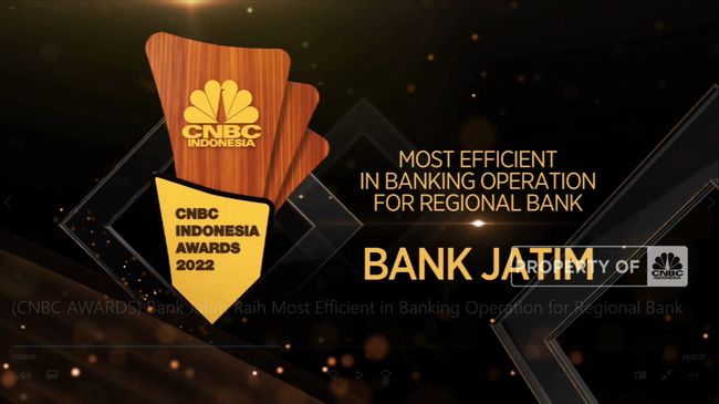 Bank Jatim Raih CNBC Indonesia Awards 2022