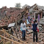 rumah rusak akibat gempa Cianjur