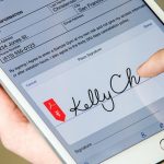 ilustrasi tanda tangan digital