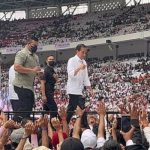 Presiden Jokowi Hadiri Gerakan Nusantara Bersatu di GBK.
