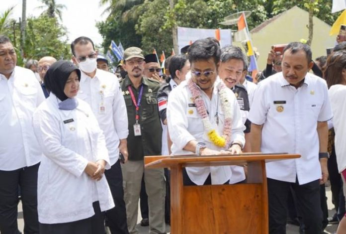 Menteri Pertanian Syahrul Yasin Limpo meresmikan Kampung Benih Hortikultura di Desa Karang Duwur, Kecamatan Kemiri, Kabupaten Purworejo (11/11/22)