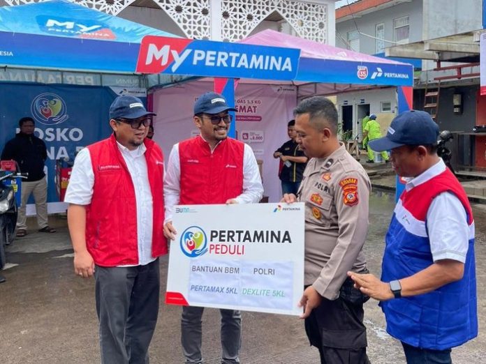 Pertamina Salurkan 20 Ribu Liter BBM untuk Bantu Penanganan Gempa Cianjur