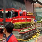 Gedung Kemenkumham kebakaran pada siang hari ini, Rabu (8/12/2022).