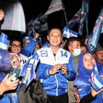 AHY Jalan Kaki Ke KPU Diiringi Ratusan Kader Demokrat: Siap Ikut Pemilu, Perjuangkan Perubahan dan Perbaikan.