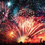 ilustrasi pesta kembang api