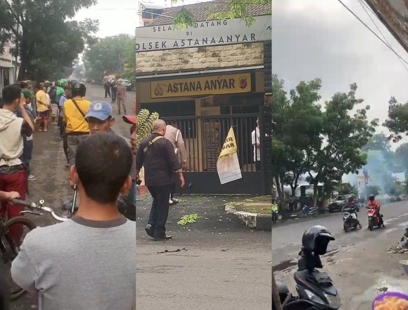 Terjadi ledakan di Polsek Astana Anyar Bandung, Jawa Barat diduga bom bunuh diri. Insiden terjadi sekitar pukul 08.20 WIB, Rabu, 7 Desember 2022.