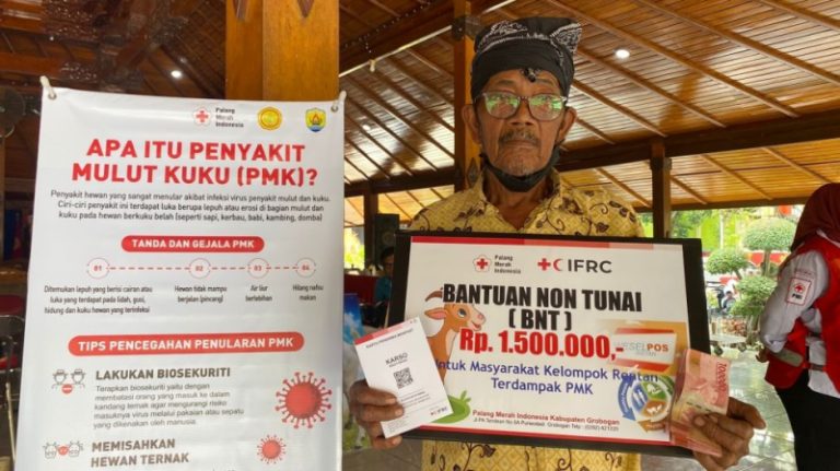 PMI Salurkan Bantuan Non-tunai untuk Peternak yang Hewannya Terdampak PMK