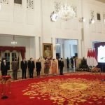 Presiden Jokowi lantik Yudo Margono sebagai Panglima TNI pada Senin (19/12/2022) siang.