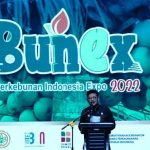 Menteri Pertanian Syahrul Yasin Limpo saat menghadiri Perkebunan Indonesia Expo (Bunex 2022) di Jakarta (21/12/2022).