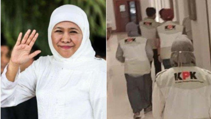 Ruang Kerja Khofifah Dan Emil Dardak Digeledah KPK