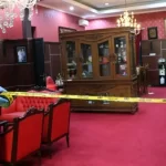 Polisi lakukan olah TKP kejadian perampokan di rumah dinas Wali Kota Blitar