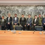 Ketua Umum Partai Demokrat Agus Harimurti Yudhoyono (AHY) bersama jajaran akademisi di Australian National University (ANU), Monash University dan University of Melbourne, dalam lawatannya ke Australia.